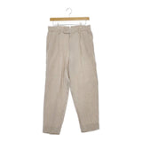 BEAUTY&YOUTH UNITED ARROWS リネン １Ｐ ルーズパンツ 定価14300円 1214-139-7402 パンツ ベージュ メンズ ビューティアンドユース【中古】5-0317M∞