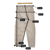 BEAUTY&YOUTH UNITED ARROWS リネン １Ｐ ルーズパンツ 定価14300円 1214-139-7402 パンツ ベージュ メンズ ビューティアンドユース【中古】5-0317M∞