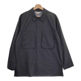 blurhms 新品 PTX Gusset PKT Shirt BHS24S004Ptx サイズ2 定価38500円 長袖シャツ 24SS ブラック メンズ ブラームス【中古】4-0929M♪