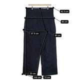 blurhms 新品 ROOTSTOCK Cotton Serge 47 Pants bROOTS23F29 サイズ3 定価46200円 カーゴパンツ ネイビー メンズ ブラームス【中古】4-1006M♪#