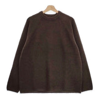 SIDE SLOPE 新品 SSL36-031 MONGOLIAN YAK KNIT PULLOVER 3 定価46200円 セーター ニット ブラウン メンズ サイドスロープ【中古】4-1006T♪