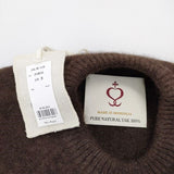 SIDE SLOPE 新品 SSL36-031 MONGOLIAN YAK KNIT PULLOVER 3 定価46200円 セーター ニット ブラウン メンズ サイドスロープ【中古】4-1006T♪