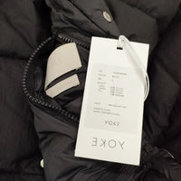 YOKE 新品 MULTI DETACHABLE RV DOWN JACKET YK23FW0529B サイズ2 定価93500円 ダウンジャケット ブラック メンズ ヨーク【中古】4-1006A♪