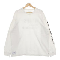 WTAPS OBJ 03/LS/COTTON. FORTLESS 232ATDT-CSM12 長袖Ｔシャツ カットソー ロンＴ 23AW ホワイト メンズ ダブルタップス【中古】5-0108M∞