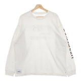 WTAPS OBJ 03/LS/COTTON. FORTLESS 232ATDT-CSM12 長袖Ｔシャツ カットソー ロンＴ 23AW ホワイト メンズ ダブルタップス【中古】5-0108M∞