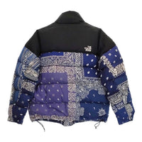 READYMADE RE-CO-NV-00-00-108 BANDANA DOWN JACKET バンダナ柄 2 ダウンジャケット ブルー ネイビー メンズ レディメイド【中古】4-0929A♪