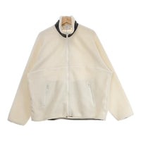 Graphpaper Wool Boa Zip-Up Blouson 定価37400円 GU203-70166 サイズ2 ボア ブルゾン ホワイト メンズ グラフペーパー【中古】4-1029T♪