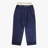 HERILL 新品 Backsatin Utilitypants 23-030-HL-8040-3 サイズ3 定価44000円 パンツ ネイビー メンズ ヘリル【中古】4-1029T♪