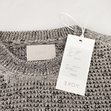 YOKE 新品 MESH KNITTED CREWNECK SWEATER YK24SS0677S サイズ3 定価38500円 ニット 24SS ホワイト ブラック メンズ ヨーク【中古】4-1011M♪#