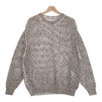 YOKE 新品 MESH KNITTED CREWNECK SWEATER YK24SS0677S サイズ2 定価38500円 ニット ホワイト ブラック メンズ ヨーク【中古】4-1011M♪