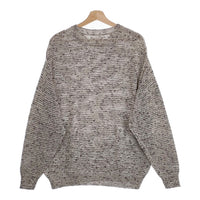 YOKE 新品 MESH KNITTED CREWNECK SWEATER YK24SS0677S サイズ2 定価38500円 ニット ホワイト ブラック メンズ ヨーク【中古】4-1011M♪