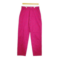 sulvam 刺繍パンツ 定価59400円 MT-P12-300  パンツ レッド メンズ サルバム【中古】5-0108G∞