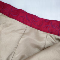 sulvam 刺繍パンツ 定価59400円 MT-P12-300  パンツ レッド メンズ サルバム【中古】5-0108G∞