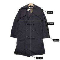 Y’s BANG ON! 未使用品 NAVY-Coat Light ounces denim YK-C06-028-3 定価107800円 コート ブラック ワイズバングオン/YOHJI【中古】4-1103T♪