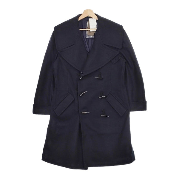 Y’s BANG ON! 新品 HALF P-COAT YK-C003-120 サイズ1 定価138600円 ピーコート ネイビー メンズ ワイズバングオン/YOHJI【中古】4-1103A♪