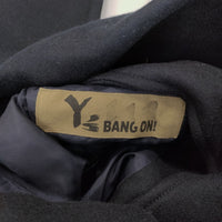 Y’s BANG ON! 新品 HALF P-COAT YK-C003-120 サイズ1 定価138600円 ピーコート ネイビー メンズ ワイズバングオン/YOHJI【中古】4-1103A♪