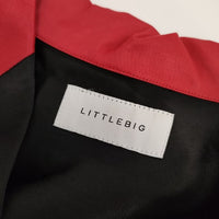 LITTLEBIG 新品 BICOLOR COLLARED SHIRT LB211-SH07 定価35200円 長袖シャツ ブラック メンズ リトルビッグ【中古】5-0416M∞#