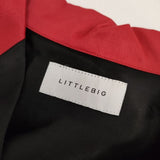 LITTLEBIG 新品 BICOLOR COLLARED SHIRT LB211-SH07 定価35200円 長袖シャツ ブラック メンズ リトルビッグ【中古】5-0416M∞#