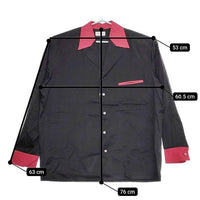 LITTLEBIG 新品 BICOLOR COLLARED SHIRT LB211-SH07 定価35200円 長袖シャツ ブラック メンズ リトルビッグ【中古】5-0416M∞#