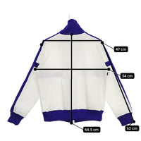 LITTLEBIG Track Top LB211-BL06 M 定価38500円 トラックジャケット ブルゾン ホワイト パープル メンズ リトルビッグ【中古】4-1201M♪