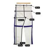 LITTLEBIG 新品 Track Pants LB211-PT12 サイズL 定価38500円 トラック パンツ ホワイト パープル メンズ リトルビッグ【中古】4-1201M♪