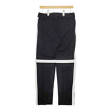 LITTLEBIG 未使用品 Track Pants LB211-PT12 サイズM 定価38500円 トラック パンツ ブラック ホワイト メンズ リトルビッグ【中古】4-1201M♪