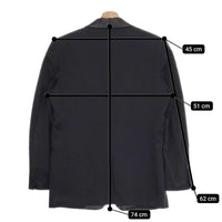 LITTLEBIG 新品 Shawl Collard Jacket LB211-JK05 44 定価93500円 テーラードジャケット ブラック メンズ リトルビッグ【中古】4-1014T♪