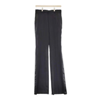 LITTLEBIG 新品 Flare Side Line Trousers LB211-PT05 サイズ44 定価44000円 ウール パンツ ブラック メンズ リトルビッグ【中古】4-1014T♪