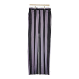 LITTLEBIG 未使用品 Stripe Straight Trousers LB203-PT06 44 定価44000円 パンツ パープル ブラック メンズ リトルビッグ【中古】4-1014T♪