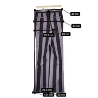 LITTLEBIG 未使用品 Stripe Straight Trousers LB203-PT06 44 定価44000円 パンツ パープル ブラック メンズ リトルビッグ【中古】4-1014T♪