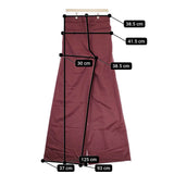 LITTLEBIG 未使用品 Wide Flare Trousers LB203-PT02 サイズ44 定価50600円 ウール パンツ ボルドー メンズ リトルビッグ【中古】4-1014T♪