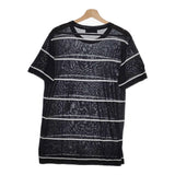 SUGARHILL STRIPED KNIT TEE 21SSKN01 サイズL 定価25300円 ニット 半袖Ｔシャツ カットソー ブラック メンズ シュガーヒル【中古】4-1014S♪