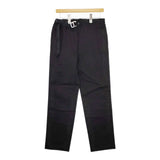 Scye 新品 High Power Cotton Stretch Belted Trousers 1120-83006 38 定価37400円 パンツ ブラック メンズ サイ【中古】4-1201M♪