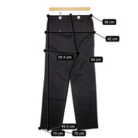 Scye 新品 High Power Cotton Stretch Belted Trousers 1120-83006 38 定価37400円 パンツ ブラック メンズ サイ【中古】4-1201M♪