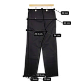 Scye 新品 High Power Cotton Stretch Belted Trousers 1120-83006 38 定価37400円 パンツ ブラック メンズ サイ【中古】4-1201M♪