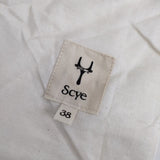 Scye 新品 ギンガムチェックイージーパンツ 1121-81027 定価42900円 38 パンツ ブルー アイボリー メンズ サイ【中古】5-0416M∞