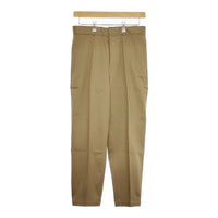 Scye 新品 5220-83546 San Joaquin Cotton Loose Fit Tapered Trousers 36 定価28600円 チノパンツ カーキ レディース サイ【中古】4-1201M♪