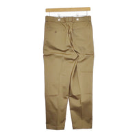Scye 新品 5220-83546 San Joaquin Cotton Loose Fit Tapered Trousers 36 定価28600円 チノパンツ カーキ レディース サイ【中古】4-1201M♪