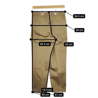 Scye 新品 5220-83546 San Joaquin Cotton Loose Fit Tapered Trousers 36 定価28600円 チノパンツ カーキ レディース サイ【中古】4-1201M♪