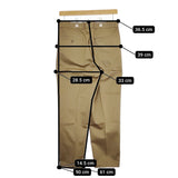 Scye 新品 5220-83546 San Joaquin Cotton Loose Fit Tapered Trousers 36 定価28600円 チノパンツ カーキ レディース サイ【中古】4-1201M♪