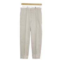 Scye 新品 5221-81523 San Joaquin Cotton Loose Fit Tapered Trousers 36 定価28600円 チノパンツ オフホワイト メンズ サイ【中古】4-1201M♪