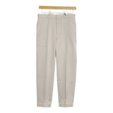 Scye 新品 5221-81523 San Joaquin Cotton Loose Fit Tapered Trousers 36 定価28600円 チノパンツ オフホワイト メンズ サイ【中古】4-1201M♪