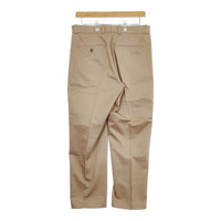 Scye 新品 5220-83543 San Joaquin Cotton Loose Fit Tapered Trousers 36 定価28600円 チノパンツ ベージュ メンズ サイ【中古】4-1201M♪