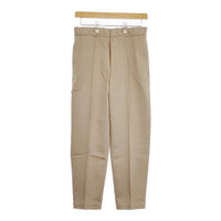 Scye 新品 5221-81523 San Joaquin Cotton Loose Fit Tapered Trousers 36 定価28600円 チノパンツ ベージュ レディース サイ【中古】4-1201M♪