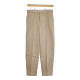 Scye 新品 5221-81523 San Joaquin Cotton Loose Fit Tapered Trousers 36 定価28600円 チノパンツ ベージュ レディース サイ【中古】4-1201M♪