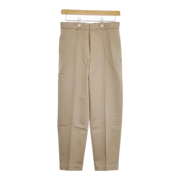 Scye 新品 5221-81523 San Joaquin Cotton Loose Fit Tapered Trousers 36 定価28600円 チノパンツ ベージュ メンズ サイ【中古】4-1201M♪