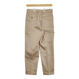 Scye 新品 5221-81523 San Joaquin Cotton Loose Fit Tapered Trousers 36 定価28600円 チノパンツ ベージュ レディース サイ【中古】4-1201M♪