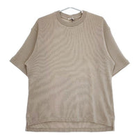Scye 新品 Waffle Jersey Big T-Shirt 定価19800円 半袖Ｔシャツ カットソー ベージュ メンズ サイ【中古】5-0416S∞