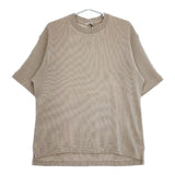 Scye 新品 Waffle Jersey Big T-Shirt 定価19800円 半袖Ｔシャツ カットソー ベージュ メンズ サイ【中古】5-0416S∞