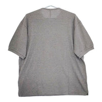 SCYE BASICS 新品 40/1鹿の子 KANOKO-HENLEY 定価14300円 半袖 ポロシャツ グレー メンズ サイベーシックス【中古】5-0416S∞